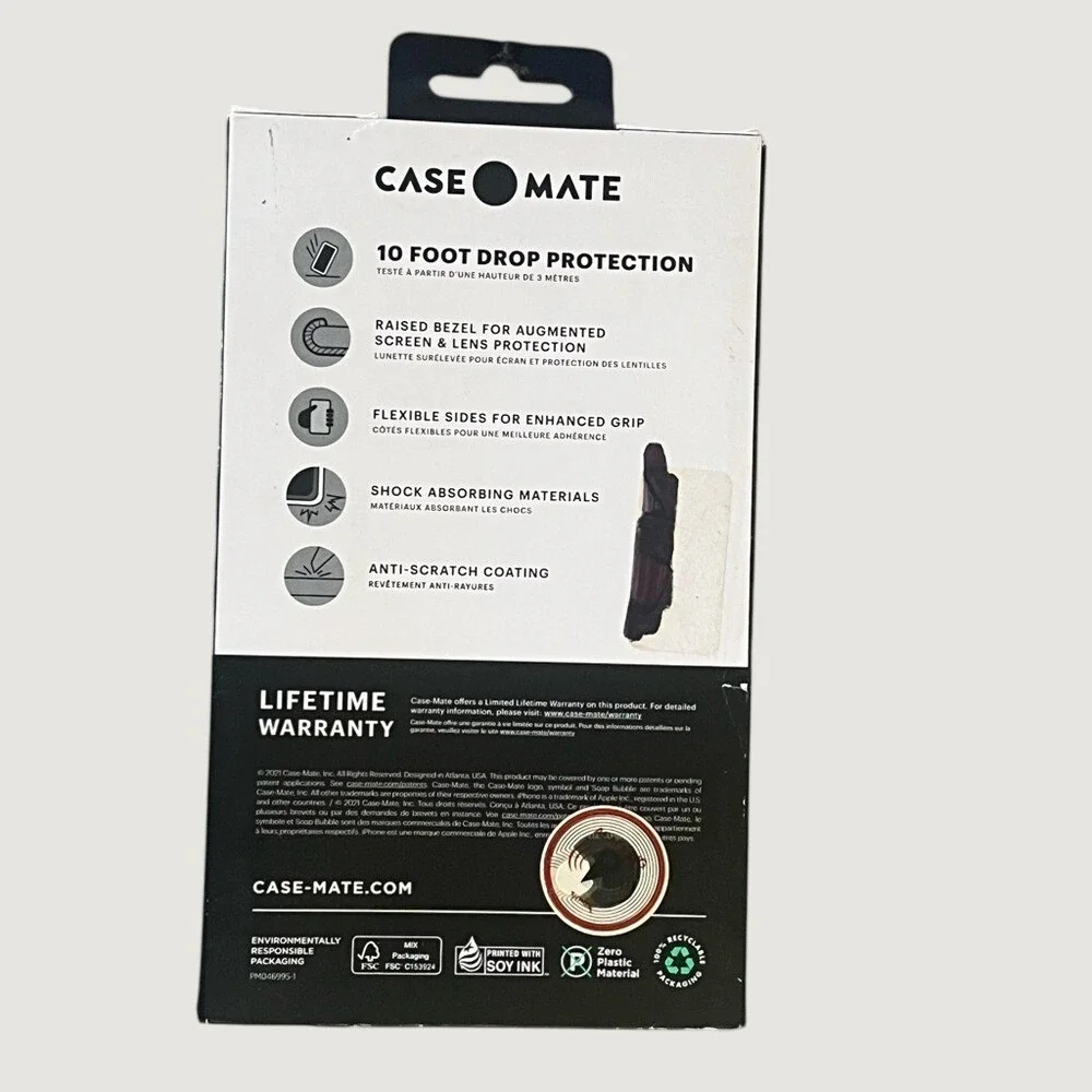 Case Mate Soap Bubble iPhone 13 Pro Max 12 Pro Max Case Iridescent New Open Box